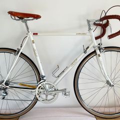 Vintage road racing cycle