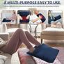 Heated Electric Pad for Foot, Double-Sided Heating, 9 Fast Heating Settings 2H Auto Shut Off, Electric Fast Heat Pad with Heat Settings Navy Blue Image 5