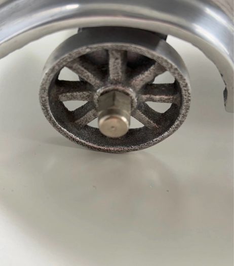 Vintage-Style Polished Cast Aluminium Model