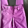 Freddy WR.UP XS Purple Faux Leather Shaping Pants High Waist Sculpting Skinny Y2K Image 7