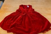 Gorgeous velvety red dress from Next
