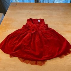 Gorgeous velvety red dress from Next