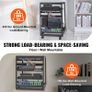 Open Frame Server Rack, 58.5-101.6cm/23-40 in Adjustable Depth, Free Standing or Wall Mount Network Server Rack Image 4