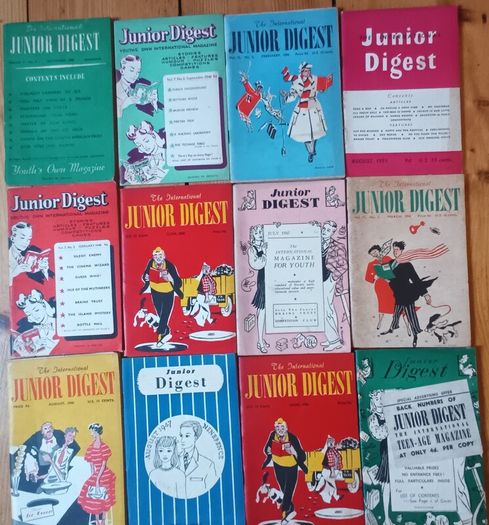 Vintage Junior Digest Magazines - International Junior Digest from 1940s to 1950s - 36 Copies