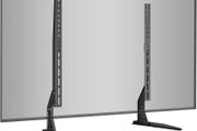 Universal Table Top TV Stand Pedestal for 22-65 inch LCD/ LED/ OLED/ Plasma TVs, Replacement TV Stand Legs for Screen Monitor Riser, Securely Holds 50KG &amp; Max.VESA 800x400mm