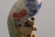 Vintage Ceramic Peacock - Flower Arrangement Frog