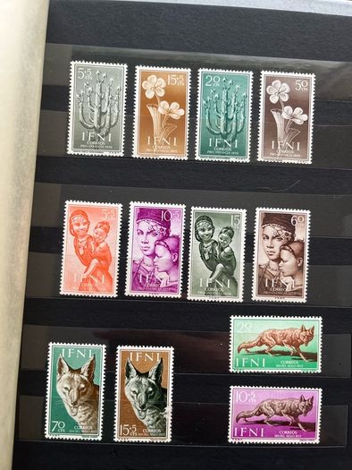 SPAIN Colonies album with stamps
