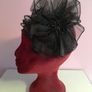 Black Fascinator Hair Clip  or  Large Corsage Style Brooch Image 6