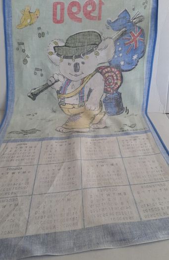 tea towel vintage 1990 Australia
