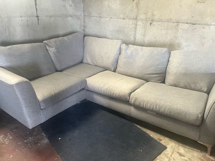 Grey corner sofa l shaped