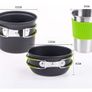 Camping Cookware Set, Camping Pot with Stove Picnic Hiking Utensil Gear Picnic Cookware Cooking Tool Set Image 8