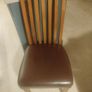Dining table and 6 solid oak chairs Image 3