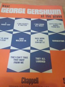 George Gershwin Piano Sheet Music