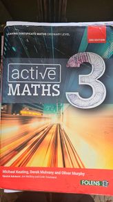 Active Maths 3 Leaving Cert Book