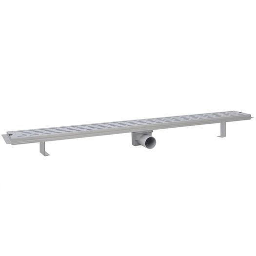 Linear Shower Drain 2 pcs Line 1030x140 mm Stainless Steel
