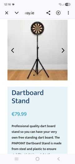 Dart board stand