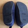 H&M Toddlers Navy satin ballet flats Sz18/UK2-3 EUC Image 4