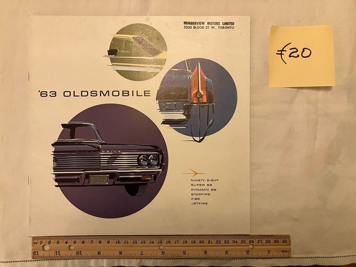 American car brochures. 1950s, 1960s and 1980s