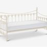 Versailles White Metal Daybed W/Optional Trundle Image 3