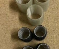 7 x Velcro hair rollers