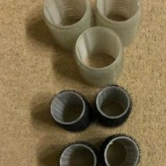 7 x Velcro hair rollers