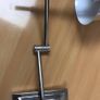 Polished Nickel Metal Light Swing Arm and Toggle Switch Image 3