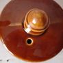 Arthur Wood Hunting Scene Lambeth Glazed  Stonewear Teapot early 1900's Image 9