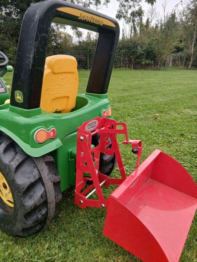 Kids pedal tractor and accessories