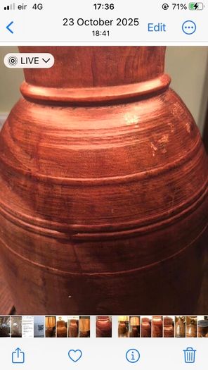 Vintage Himachal Pot/Table Lamp