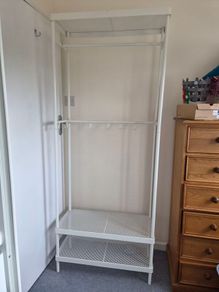 Coat rack with shoe storage unit