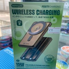 Remax wireless charger powerbank 5000mAh