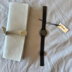Brand new CLUSE watch, black and grey, with pouch