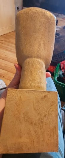 Wood Effect Ceramic Ornament and Wooden Box
