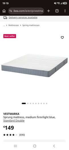 ikea double matress
