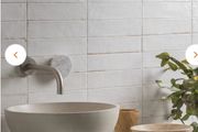 White Hoxton gloss porcelain tiles from Mandarin Stone