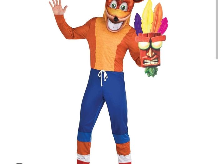 Crash bandicoot adult costume