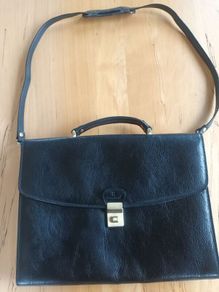 Hexagona Leather Bag/Satchel