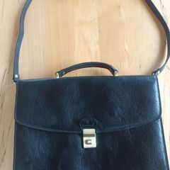 Hexagona Leather Bag/Satchel