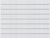 2D Garden Fence Panels 2.008x1.03 m 8 m (Total Length) Grey