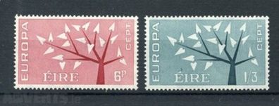 Ireland 1962 - Scott 184-185 Europa - Complete Set - Mint Never Hinged