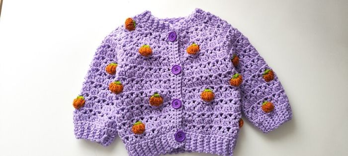 Handmade baby cardigan