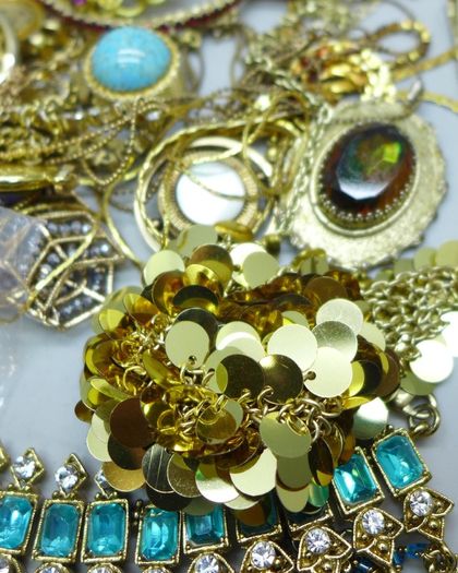Vintage Mystery Jewelry lot including Kirks Follyand Sarah Coventry