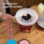 Cotton Candy Machine for at Home - Candy Floss Machine - Candy Floss Maker for Sugar or Sweets | Cotton Candy Maker for Children's & Kids Birthday Party red White (FREE POSTAGE) Image 4