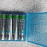 AAA Battery Box Storage Case Container 4x batteries Blue Image 3