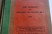 User handbook for amoured car, Saladin, Mk 2