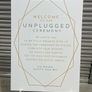 Wedding Poster Sign to Buy with Stand Image 7