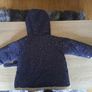 Zara baby Girl Navy golden stars winter coat age 12/18 months 86 cm Perfect condition Postage included Image 3