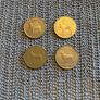 Irish One Punt Coins. 1990 x 3. 1995 x 1. Image 2