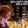 Christmas Lights Outdoor Decorations, Extra Long 120m 1000LED Mains Powered Fairy Lights, Outside Waterproof Plug in String Lights for Xmas Festival Party Holiday Wedding Decor (MULTIPLE COLOURS) Image 9