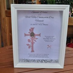 Communion 3D Personalised Memento Frame